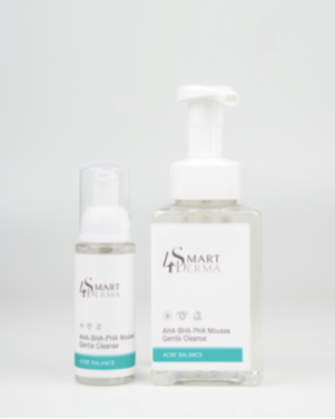 ОЧИЩУВАЛЬНА МУЛЬТИКИСЛОТНА ПІНКА ДЛЯ ЖИРНОЇ, КОМБІНОВАНОЇ ТА ШКІРИ З АКНЕ Smart4Derma